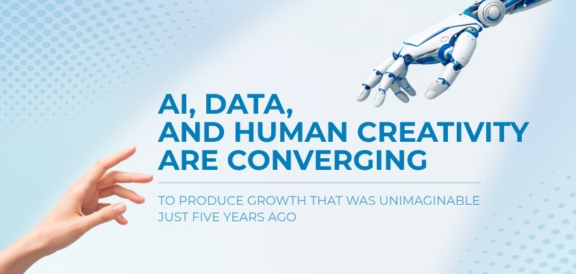 AI, Data, and Human Creativity are converging