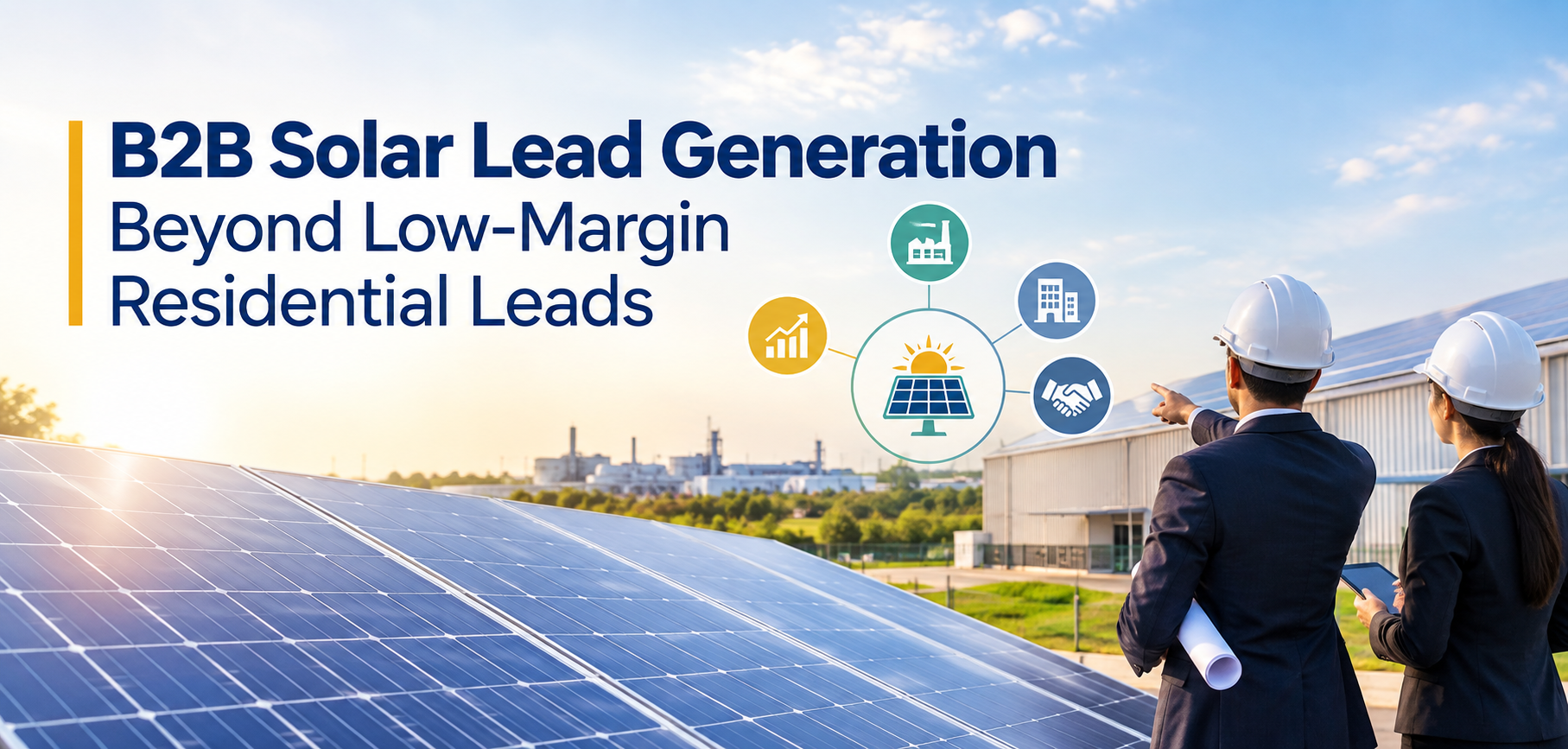 B2B Solar Lead Generation Beyond Low-Margin Residential Leads