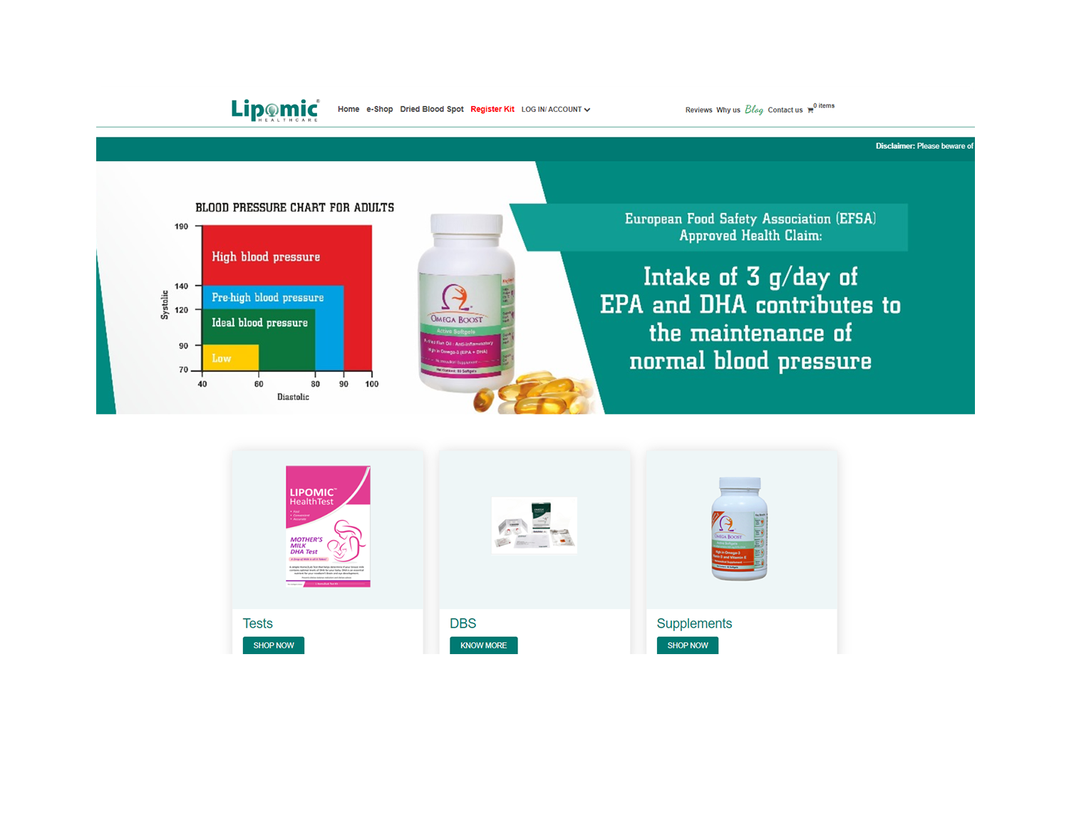 E-commerce Website view 3